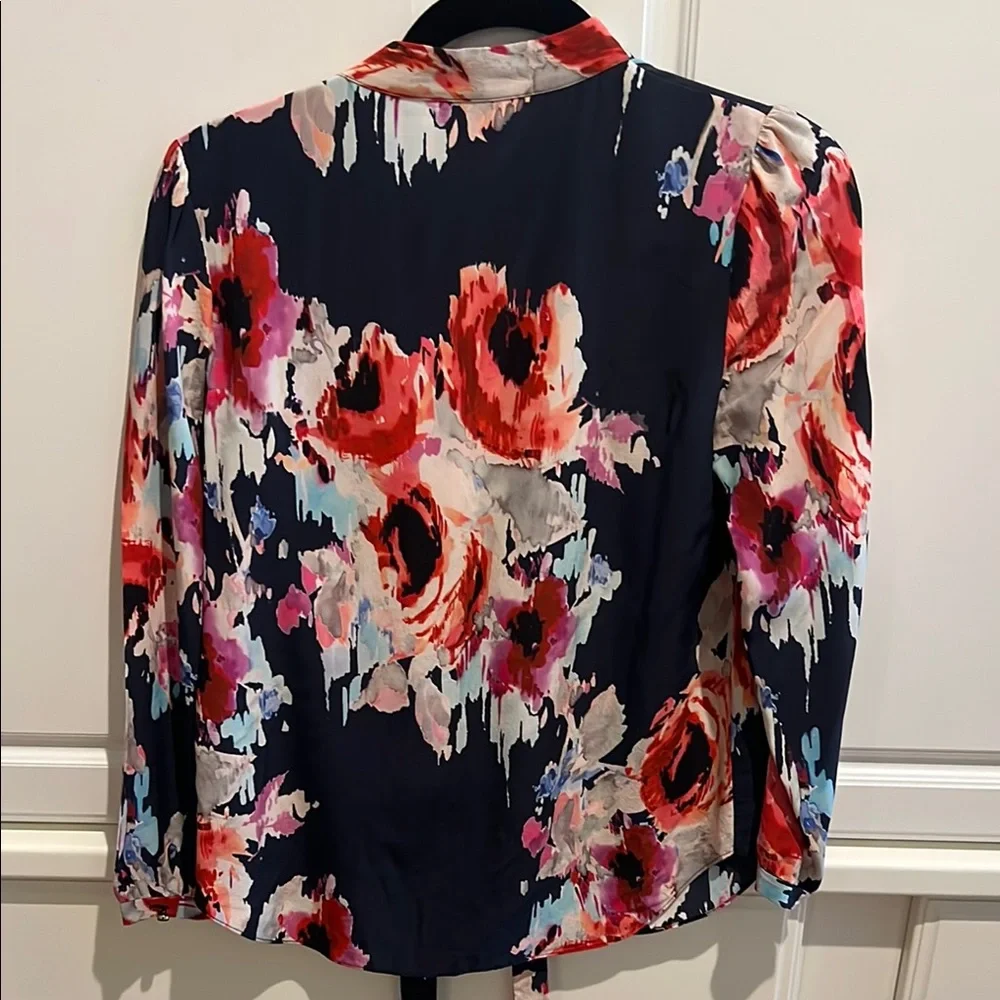 Kate Soade Floral blouse with necktie - Picture 5 of 9